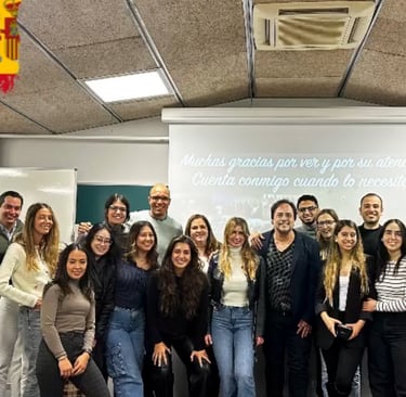 Durso aula na espanha