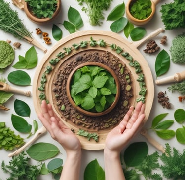 A typewriter with a sheet of paper in the carriage displaying the text 'WELLNESS TECH'. The typewriter is situated on a wooden surface, contributing to a vintage look.