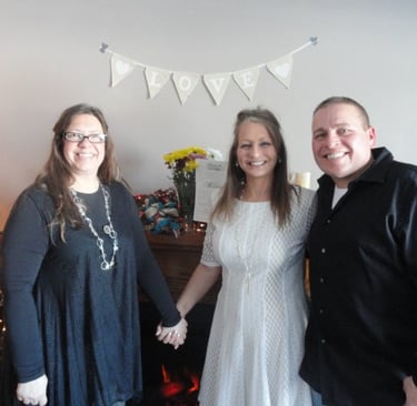 Spellbound Ceremonies intimate home wedding