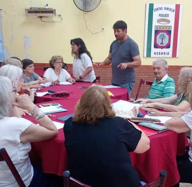 Finalización taller de la memoria en Familia Pugliese 2025