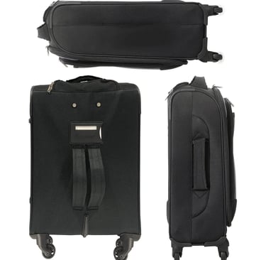 Aerolite Super Lightweight 4 Wheels Soft Shell Cabin Luggage