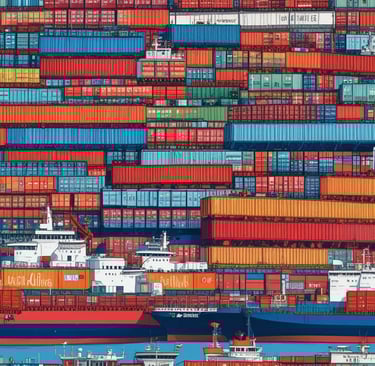 two men and a woman in safety vests standing in a warehouse