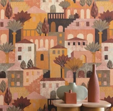 collection papier peint aventura maison casamence maisons multicolores