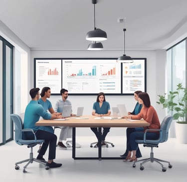 A futuristic and digital-themed image features a stylized circuit board with the words 'Open AI' in bold, glowing letters. Above it is a design that resembles an AI or robot face with neon accents. The background consists of a network of interconnected blue lines and nodes, suggesting themes of technology and connectivity.