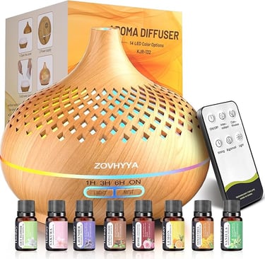 Difusor de aromas LED para relajación y bienestar en casa