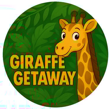 Giraffe Getaway - tall and unique gifts for giraffe fans