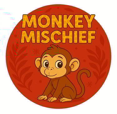 Monkey Mischief - cheeky and fun gifts for monkey fans