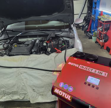 profesionalno perenje dpf i dekarbonizacija so motul inject mashina vo tuninggarageup skopje servis 