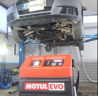 servis na menuvac so motul evo gen 2 tuning garage up skopje 