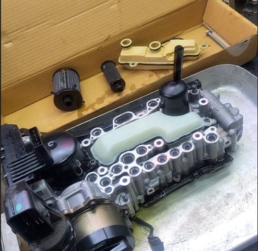 сервис на автоматски менувач промена филтри и масло со мотул ево машина скопје 