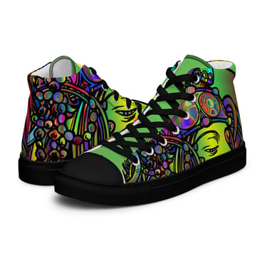 Das Hot high top sports shoes multi colors sade view