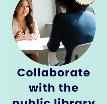 image for collaborating with the public library to encourage reading