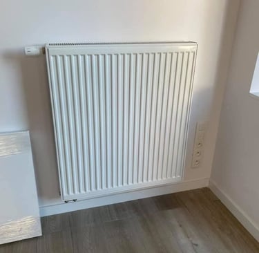 Radiatorinstallatie voor efficiënte woningverwarming, uitgevoerd door AP Services in regio Leuven
