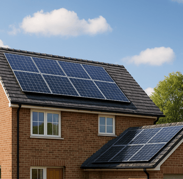 Energiezuinige woning met zonnepanelen en duurzame verwarmingsoplossingen in de omgeving van Leuven