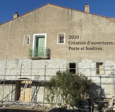 Ouverture et fenêtres - ARNOULD MTDP - Taille de pierre - Pézenas - Hérault