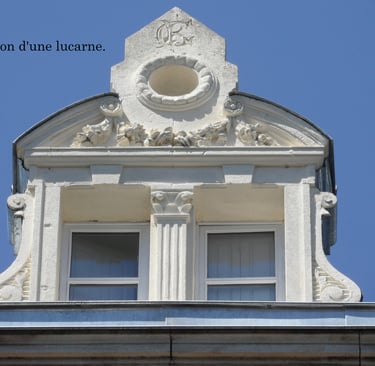 Lucarne - ARNOULD MTDP - Taille de pierre - Pézenas - Hérault