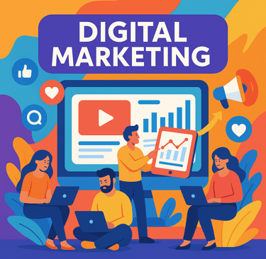 image showing the importance of digital marketing and the easily available tools for it
