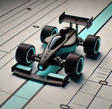 image of a advanced line following robot showing the start of robotics