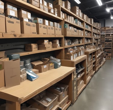 a large amount of boxes of boxes of boxes