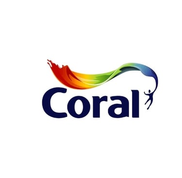 Logo da marca de tintas Coral