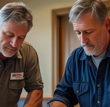 HVAC Technicians maintenance plan visit