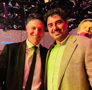 With Victor Dominello 