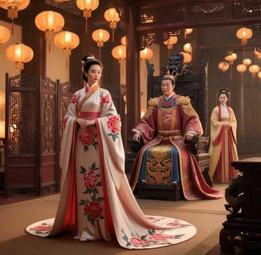 cô gái ứng đối trước mặt hoàng thượng