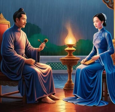 Đặng Thị Loan Thỉnh Cầu Hồi Hương với trần nhân tông