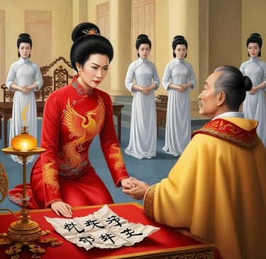 Hoàng Hậu Hiến Từ Đối Diện Thượng Hoàng