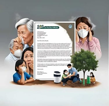Lá  thư gửi kêu gọi chống bụi mịn