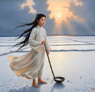 Nguyệt Ảnh Bên Ruộng Muối