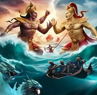Sơn Tinh đại chiến Thủy Tinh vì Mỵ Nương