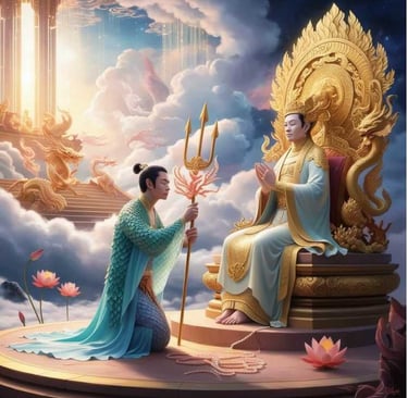 Thủy Tinh gặp Ngọc Hoàng
