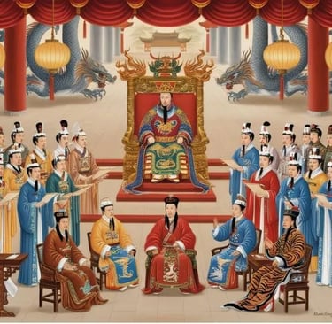 Trần Đạo Tái và Trần Khắc Chung đồng ý hôn sự của Huyền Trân trong khi triều đình đều phản đối.
