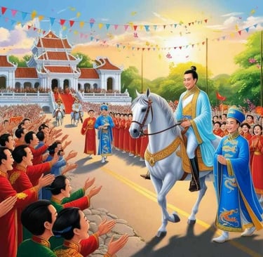 Trần Nhật Duật và Trịnh Giác Mật Tiến Vào Thăng Long