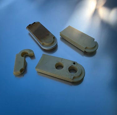 LaPenna lamp bracket mock-ups