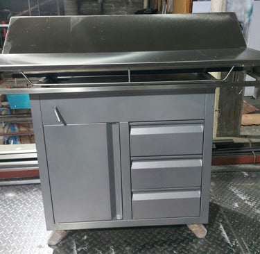 Mesa de gabinete para cirugía  veterinaria