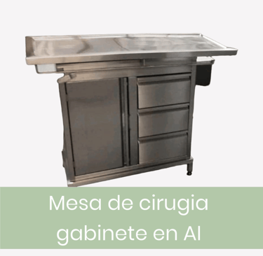Mesa de exploración acero inoxidable