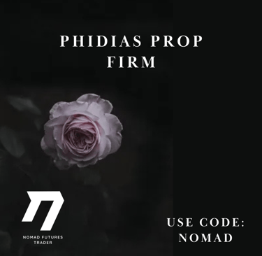 Phidias Prop Firm promo code brought to you by Nomad Futures Trader