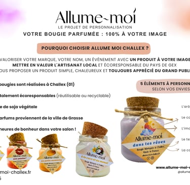 Bougie personnalisée