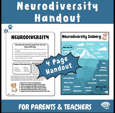 neurodiversity affirming handouts for slps