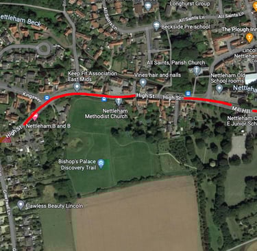 Directions to Nettleham Bowls Club