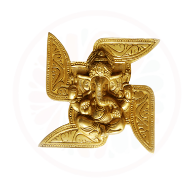 the Swastika made of brass offered by Prajjwal International Company. It effectively communicates th