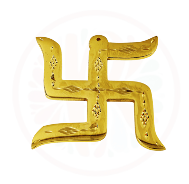 a golden colored chinese zodiac sign with a stylized design