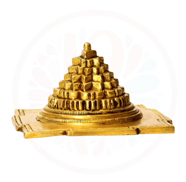 The image displays Shri yantras and meru crafted by Prajjwal International Company