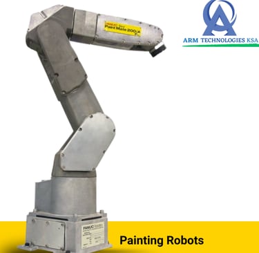 FANUC Paint Mate 200/A industrial painting robot for automated manufacturing processes.