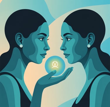 two women facing each other