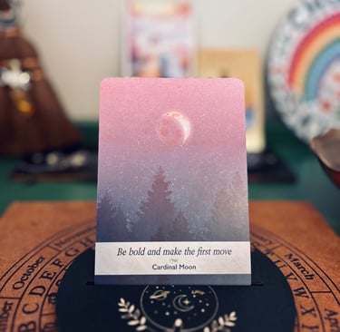 Oracle Card on stand