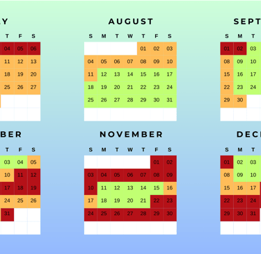 crowd calendar