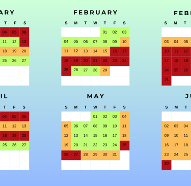 crowd calendar